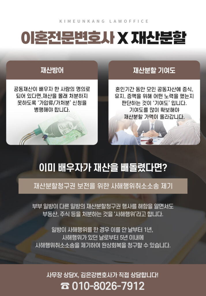 이혼후재산분할청구