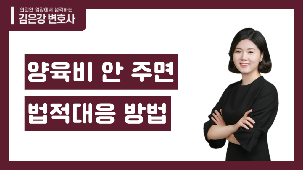 양육비안주면