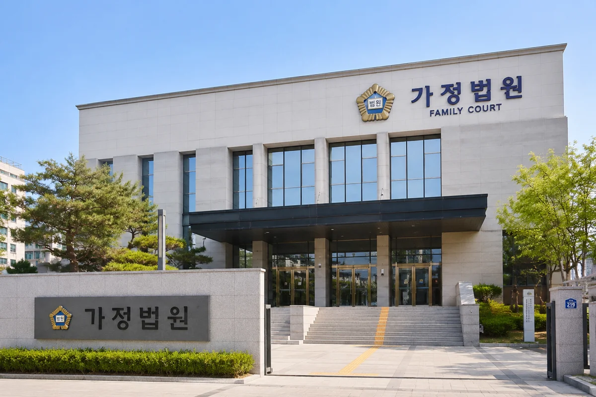 송파 이혼 후 성본 변경|가정법원 건물 외관 전경 사진